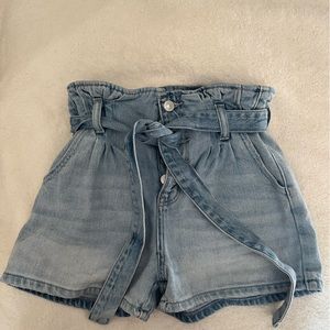 American Eagle paper bag shorts size 00